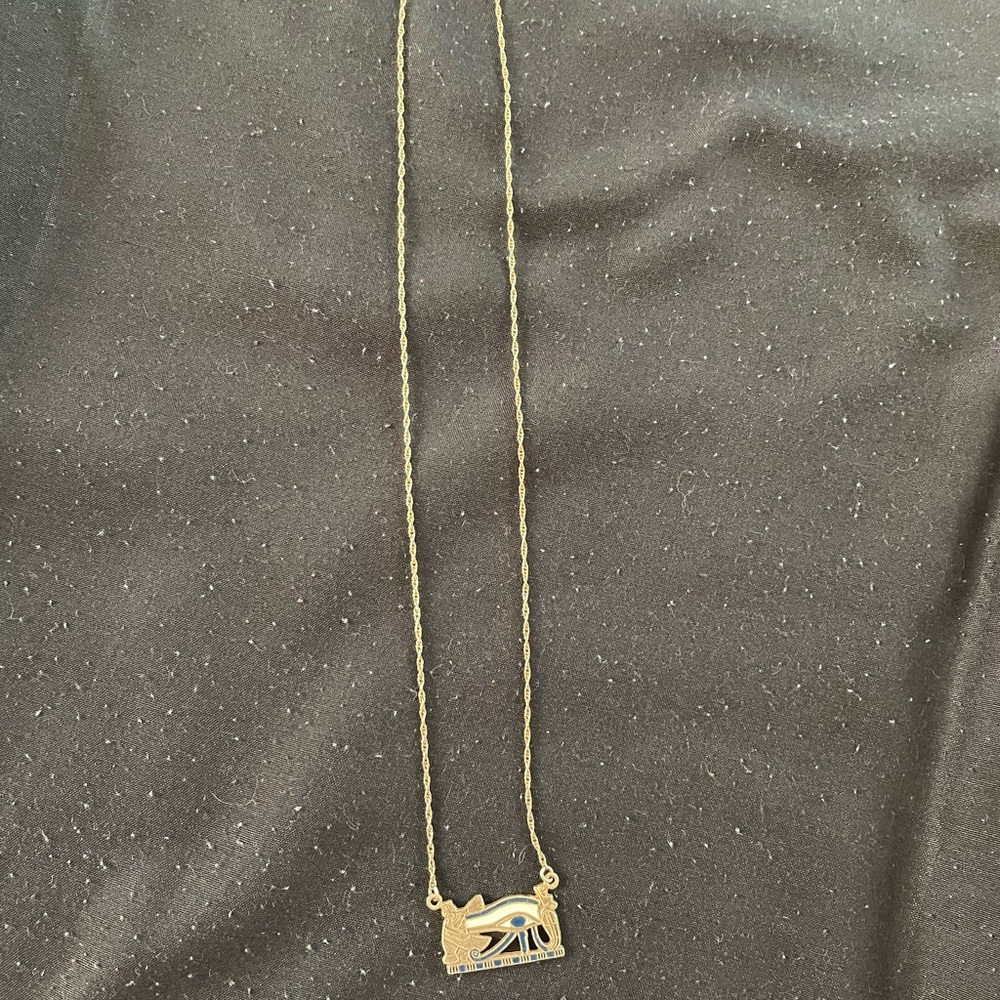 Eye of Horus necklace sterling silver